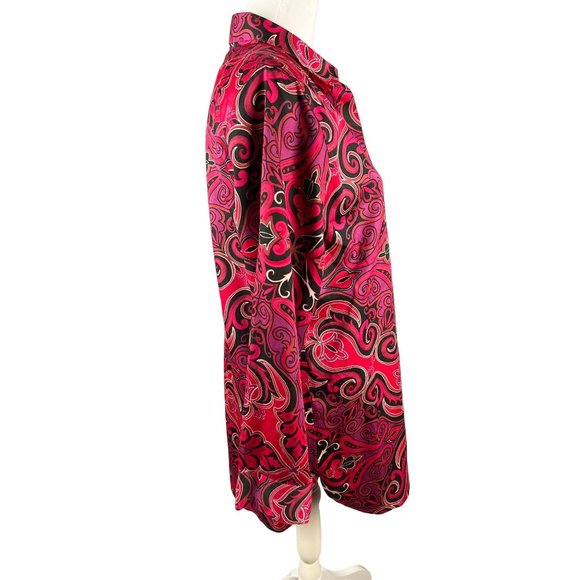 Chico's Long Sleeve Cotton Button Down Shirt Size L - Picture 6 of 8